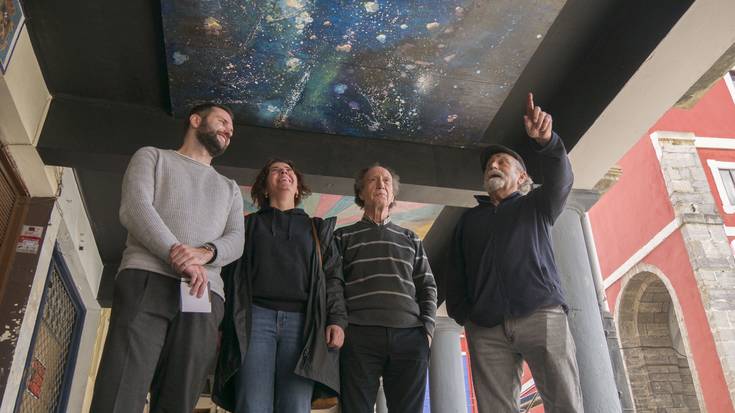 Foru plazako hastialetako horma-irudiak amaitu dituzte, 14 urteren ondoren