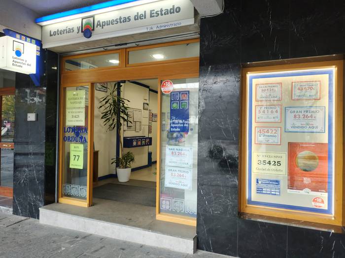 83.264,27 eurorekin saritutako Bonoloto tiketa saldu dute Urduñan