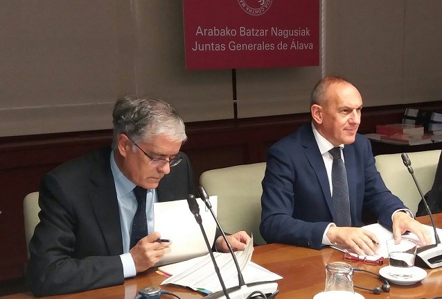 Arabako Ogasunaren diru bilketa aurreikuspenaren arabera, 40,3 milioi gehiagorekin itxiko da 2018a