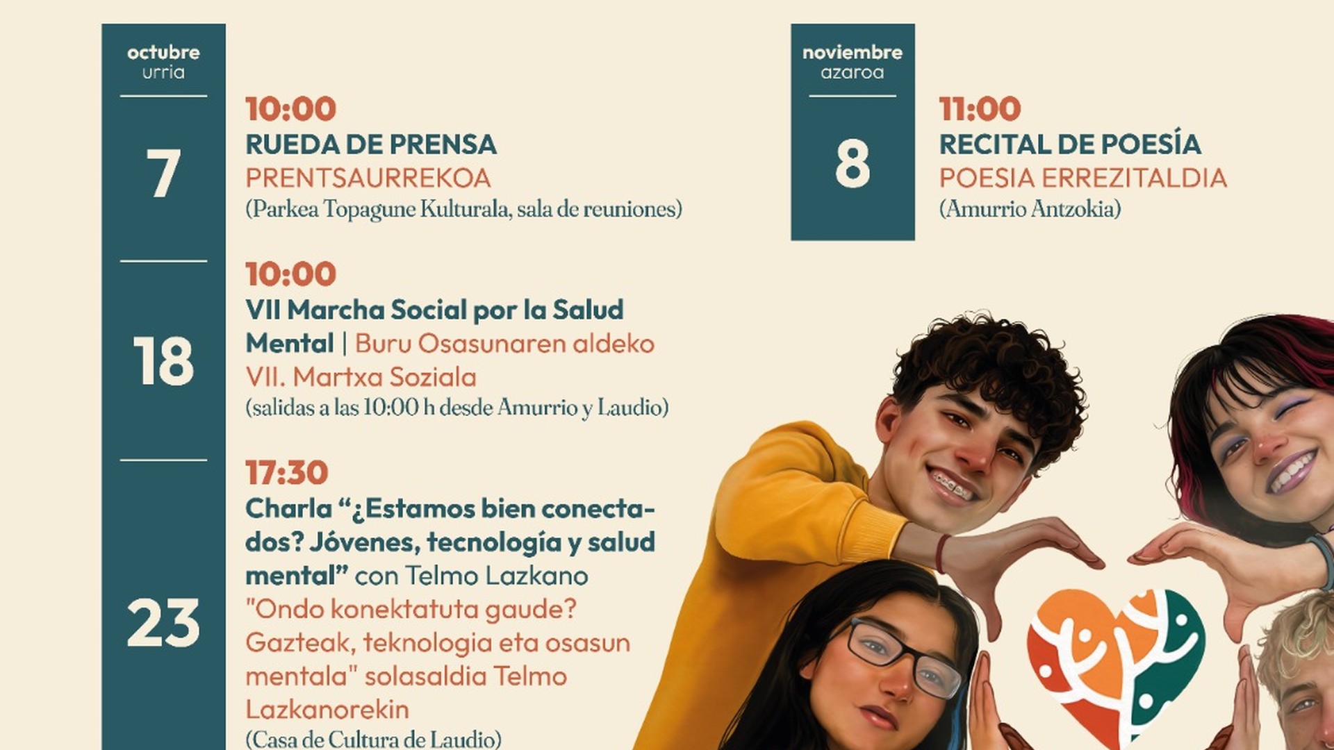"Ondo konektatuta gaude? Gazteak, teknologia eta buru osasuna"