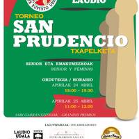 San Prudencio bolo txapelketa