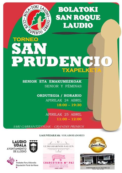 San Prudencio bolo txapelketa