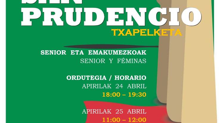 San Prudencio bolo txapelketa